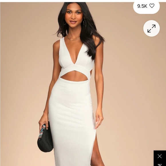 Lulus Dresses & Skirts - Lulu's White Backless Cut-Out Dress